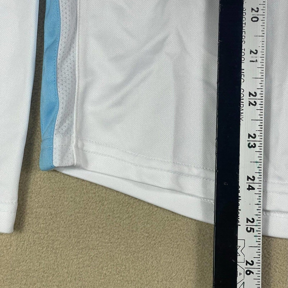 Nike Girls L 12/14 Long Sleeve Athletic Shirt V Neck Stretch White Athletic Fit - Picture 5 of 11